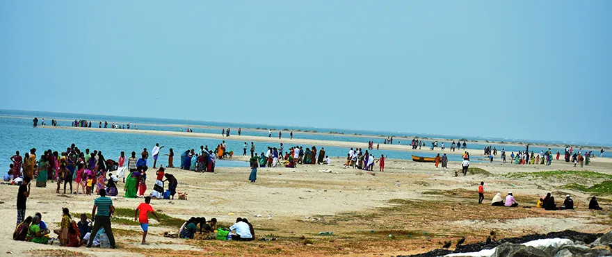 Dhanushkodi beach